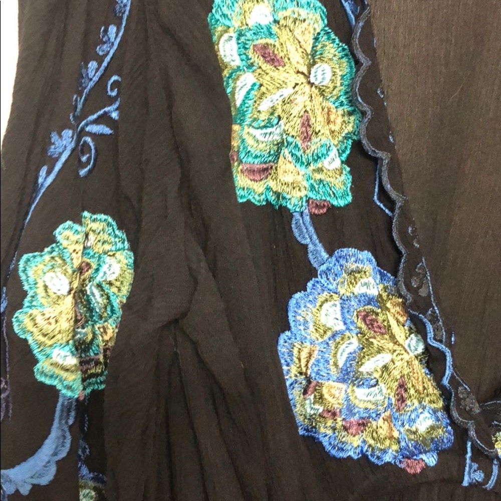 free people Black Cora Dress Sz Small - Picture 5 of 6